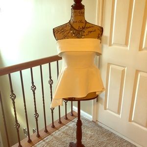 Lulu's Tops - Lulus Cream Peplum Top Lulu's Tops - Lulus Cream Peplum Top